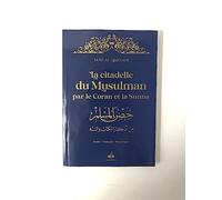 Citadelle du musulman - arabe français phonétique - Moyen (14X20) - Bleu nuit