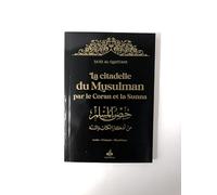 Citadelle du musulman - arabe français phonétique - Moyen (14X20) - Noir