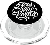 Citation Acta Non Verba Actions Latin Pas Mots PopSockets PopGrip pour MagSafe