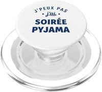Citation ado Fille Truc Humour J'peux Pas J'Ai Soirée Pyjama PopSockets PopGrip pour MagSafe