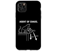 Citation Agent of Chaos Cat Lover Feline Mischief Coque pour iPhone 11 Pro Max