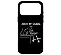 Citation Agent of Chaos Cat Lover Feline Mischief Coque pour iPhone 17 Pro Max