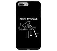 Citation Agent of Chaos Cat Lover Feline Mischief Coque pour iPhone 7 Plus/8 Plus