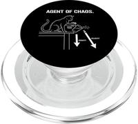 Citation Agent of Chaos Cat Lover Feline Mischief PopSockets PopGrip pour MagSafe