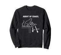 Citation Agent of Chaos Cat Lover Feline Mischief Sweatshirt