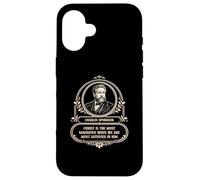 Citation agrandie de la théologie réformée Spurgeon Christ Coque pour iPhone 16