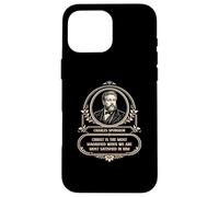 Citation agrandie de la théologie réformée Spurgeon Christ Coque pour iPhone 16 Pro Max