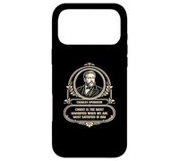 Citation agrandie de la théologie réformée Spurgeon Christ Coque pour iPhone 17 Pro Max
