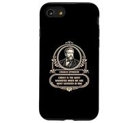 Citation agrandie de la théologie réformée Spurgeon Christ Coque pour iPhone SE (2020) / 7/8
