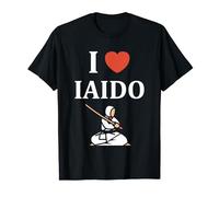 Citation aido sport épée Humour art martial I love Iaido T-Shirt