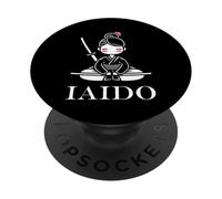 Citation Aido Sport épée Sabre Humour Art Martial Iaido PopSockets PopGrip Adhésif