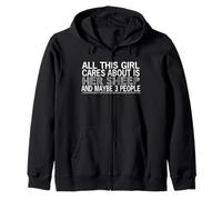 Citation All This Girl Cares About Sheep and 3 People Sweat à Capuche