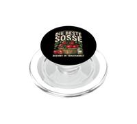 Citation Allemande tomates pour jardiniers PopSockets PopGrip pour MagSafe