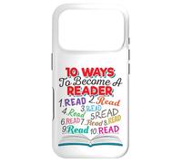 Citation Amoureux du Livre 10 façons de Devenir Un Lecteur Coque pour iPhone 17 Pro