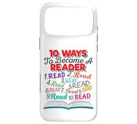 Citation Amoureux du Livre 10 façons de Devenir Un Lecteur Coque pour iPhone 17 Pro Max