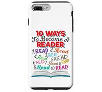 Citation Amoureux du Livre 10 façons de Devenir Un Lecteur Coque pour iPhone 7 Plus/8 Plus