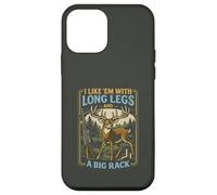 Citation Amusante de Chasse au cerf Longues Jambes Grand Rack Art de Chasse Coque pour iPhone 12 Mini