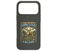 Citation Amusante de Chasse au cerf Longues Jambes Grand Rack Art de Chasse Coque pour iPhone 17 Pro Max