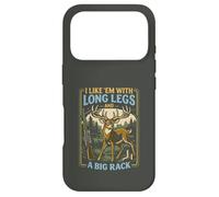 Citation Amusante de Chasse au cerf Longues Jambes Grand Rack Art de Chasse Coque pour iPhone 17 Pro