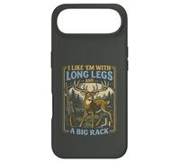 Citation Amusante de Chasse au cerf Longues Jambes Grand Rack Art de Chasse Coque pour iPhone Air