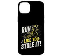 Citation Amusante de Course à Pied Jogging Cadeau Run Like You Stole It Coque pour iPhone 14 Plus