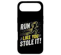 Citation Amusante de Course à Pied Jogging Cadeau Run Like You Stole It Coque pour iPhone Air
