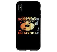 Citation Amusante de DJ Disc Jockey EDM Music Lover Coque pour iPhone XS Max