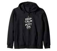 Citation Amusante de Golf Keep Calm and Putt on Cool Sweat à Capuche