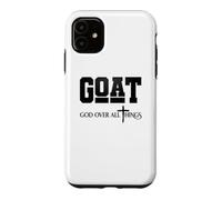 Citation Amusante de Jésus chrétien, Dieu au-Dessus de Toutes Choses Coque pour iPhone 11
