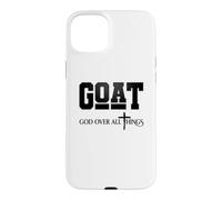 Citation Amusante de Jésus chrétien, Dieu au-Dessus de Toutes Choses Coque pour iPhone 15 Plus