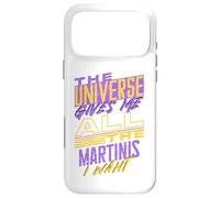 Citation Amusante de Martinis Manifesting Coque pour iPhone 17 Pro Max