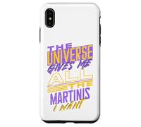 Citation Amusante de Martinis Manifesting Coque pour iPhone XS Max