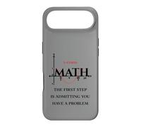 Citation Amusante de mathématiques, Math The First Step is admitting You Have Coque pour iPhone Air