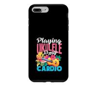 Citation Amusante de Musicien Jouant du ukulélé est Mon Cardio Coque pour iPhone 7 Plus/8 Plus