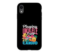 Citation Amusante de Musicien Jouant du ukulélé est Mon Cardio Coque pour iPhone XR