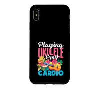 Citation Amusante de Musicien Jouant du ukulélé est Mon Cardio Coque pour iPhone XS Max