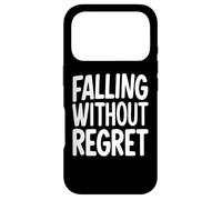 Citation Amusante de Parachutisme Tombant sans Regret Coque pour iPhone 17 Pro