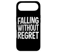 Citation Amusante de Parachutisme Tombant sans Regret Coque pour iPhone Air