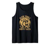 Citation Amusante de Paresseux : Slow Trails Happy Tales Débardeur