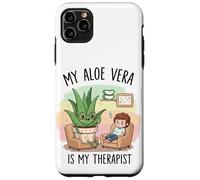 Citation Amusante de Plante d'aloe Vera - My Aloe Vera is My Therapist D Coque pour iPhone 11 Pro Max