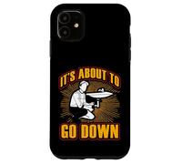Citation Amusante de Plombier It's About to go Down Coque pour iPhone 11