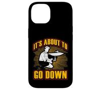 Citation Amusante de Plombier It's About to go Down Coque pour iPhone 14