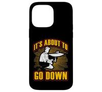 Citation Amusante de Plombier It's About to go Down Coque pour iPhone 14 Pro Max