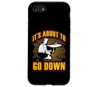 Citation Amusante de Plombier It's About to go Down Coque pour iPhone SE (2020) / 7/8