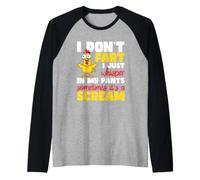 Citation Amusante de Poulet « I Don't Fart I Just Whisper in My Pants » Manche Raglan