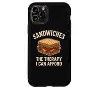 Citation Amusante de Sandwich The Therapy I Can Afford Food Coque pour iPhone 11 Pro