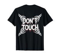 Citation Amusante Don't Touch for People Backprinted Don't Touch for People T-Shirt