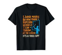 Citation amusante du film Popcorn Neon Film Buff Design T-Shirt