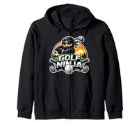 Citation Amusante du Joueur de Golf Ninja avec Slogan Sweat à Capuche