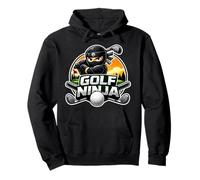 Citation Amusante du Joueur de Golf Ninja avec Slogan Sweat à Capuche